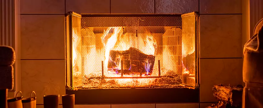 Mendota Hearth Landscape Fireplace Installation in Lawrence, Kansas