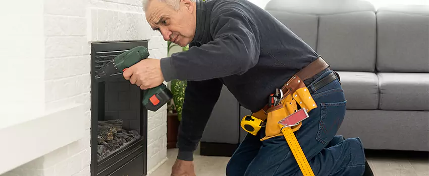 New Indoor Fireplace Installation in Lawrence, Kansas