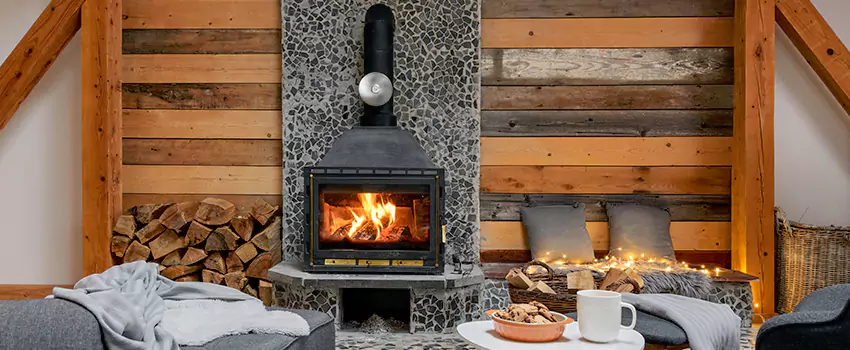 Thelin Hearth Products Direct Vent Gas Stove Fireplace Inspection in Lawrence, Kansas